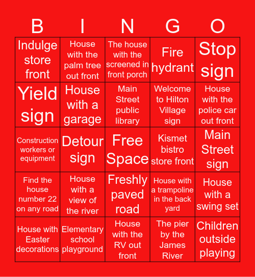 UoL BINGO: Newport News Version Bingo Card