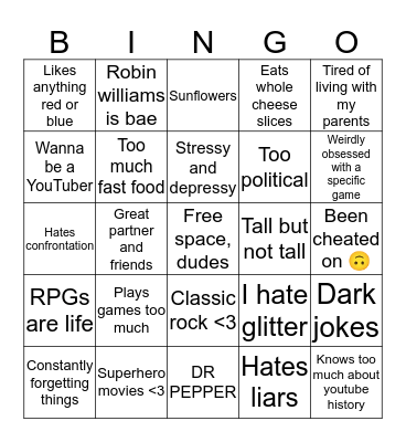 How Similar Are You to Stephen Bingo Card