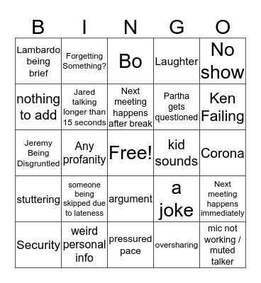 FunWithBotoDolphins Bingo Card