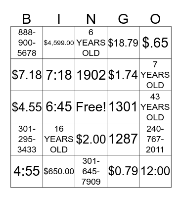 HCC ASL 102 FINAL REVIEW Bingo Card