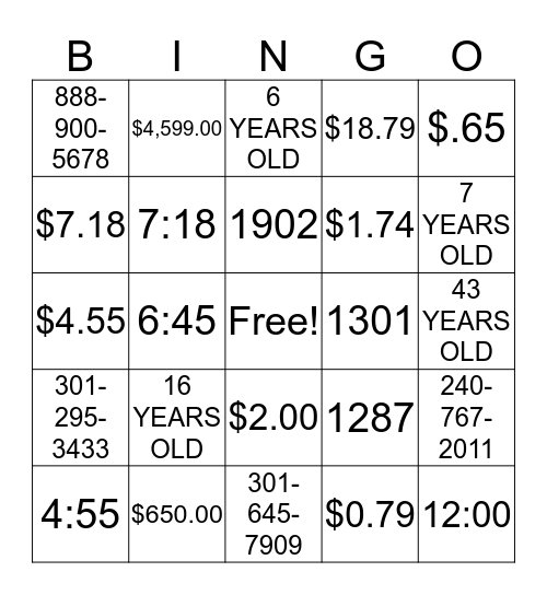 HCC ASL 102 FINAL REVIEW Bingo Card