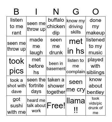 Lokolex Bingo Card