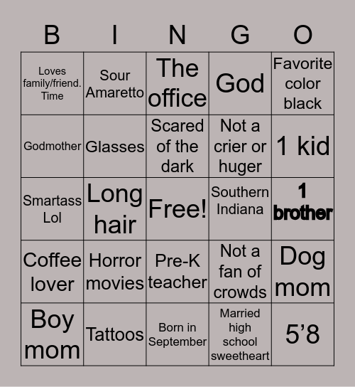 How similar are you to Natt?? Bingo Card