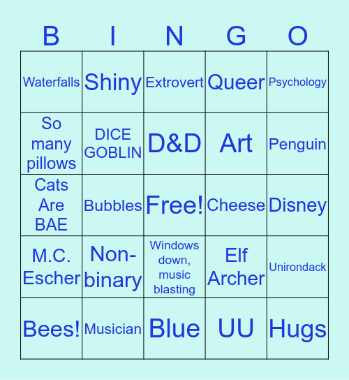 Brin Bingo Card