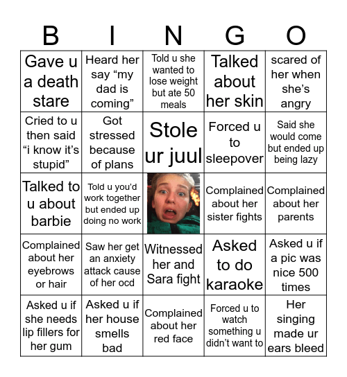 NOOR’S Bingo Card