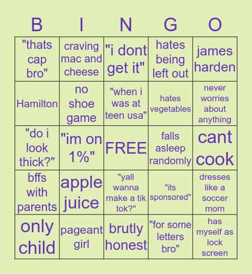 Minding Mai Business Bingo Card