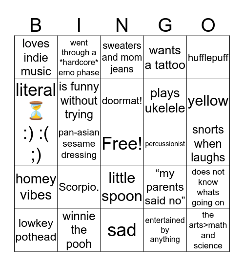 Steph Bingo Stingo Bingo Card