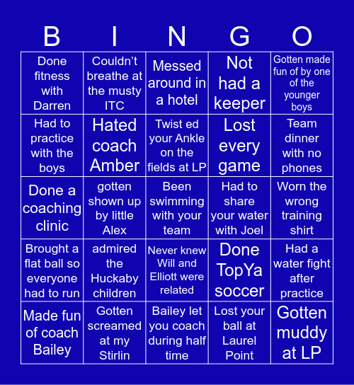 MUSC bingo lol Bingo Card