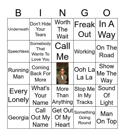 Hanson Bingo Round Two Bingo Card