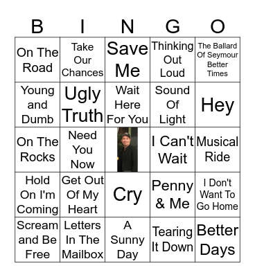 Hanson Bingo Round Two Bingo Card