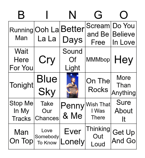 Hanson Bingo Round Two Bingo Card