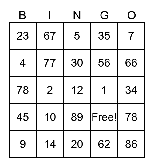T-Mobile Paas Bingo Card