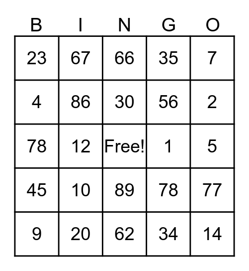 T-Mobile Paas Bingo Card