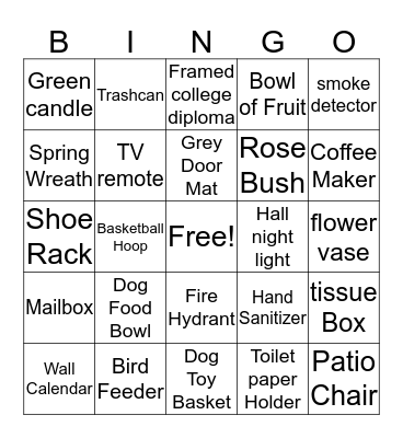 Lifespan Bingo Card