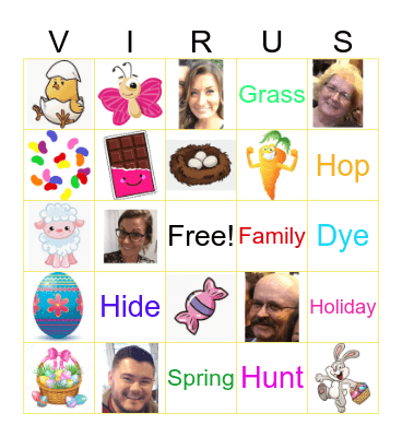Easter Bingo 2020 - Coronavirus edition Bingo Card