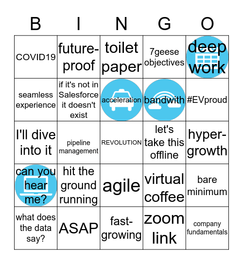EVBox Bingo Card