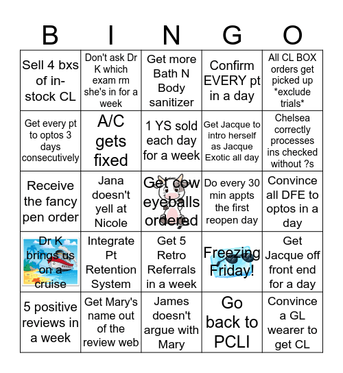 TruVision Bingo Card