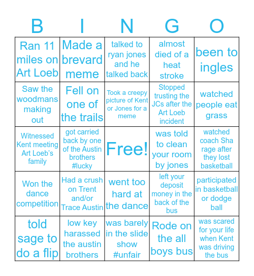 BREVARD!! Bingo Card