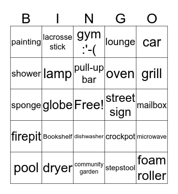 Around the Apt building ULDPT-Lifespan Bingo Card