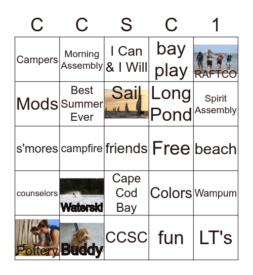 CCSC Bingo Card