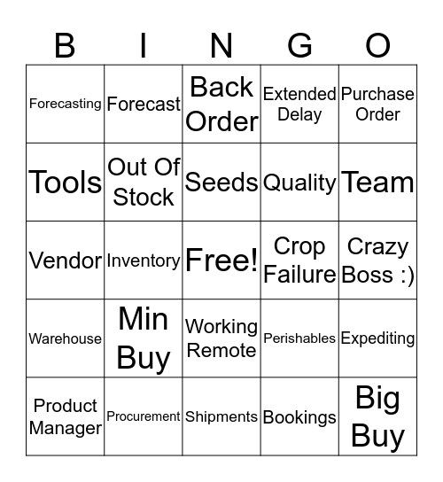 Purchasing Bingo Card