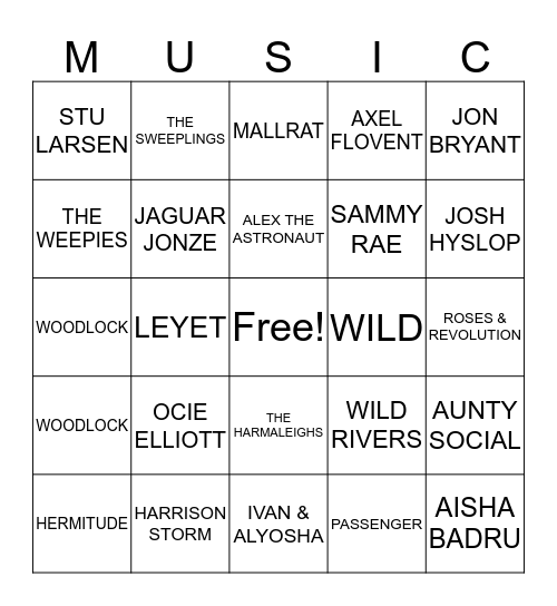 NETTWERK BINGO Card