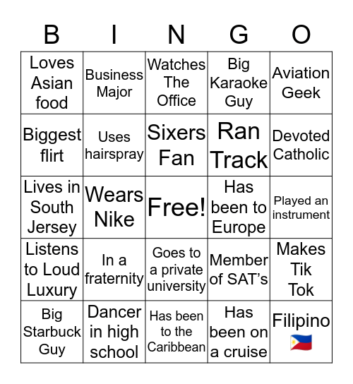 ¡Nino Bingo! Bingo Card