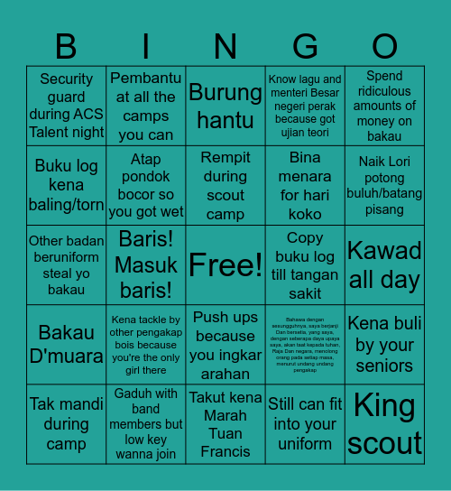 01 Manjung bingo Card