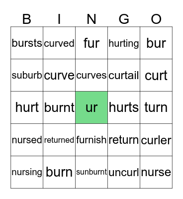 CTC 2A ur Bingo Card