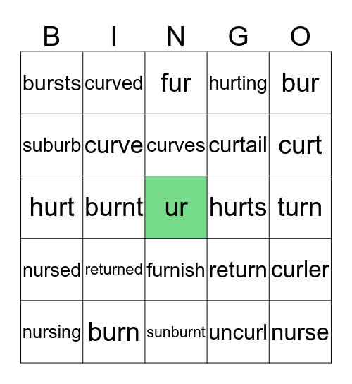 CTC 2A ur Bingo Card