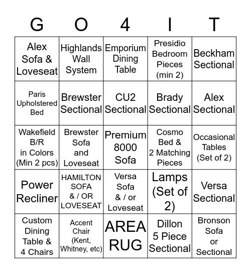 BINGO BASSETT BABE TERRI KUEBLER Bingo Card