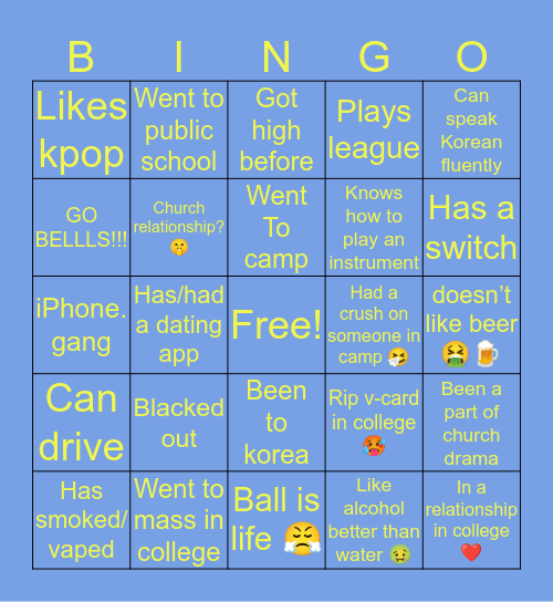 Hkmcc 🤬🤫🤫 Bingo Card