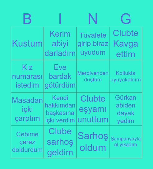 LoopBingo Card