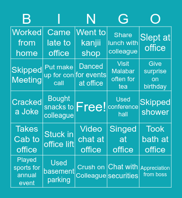 Aabasoft Bingo Card