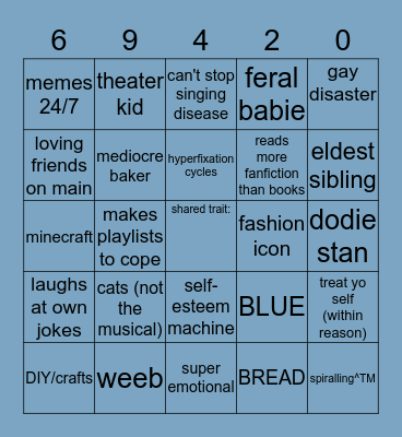 ro bingo Card