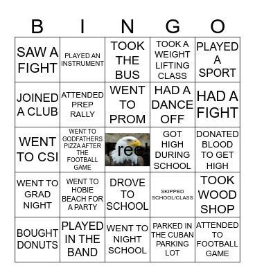 SOUTHWEST EAGLES BINGO Card