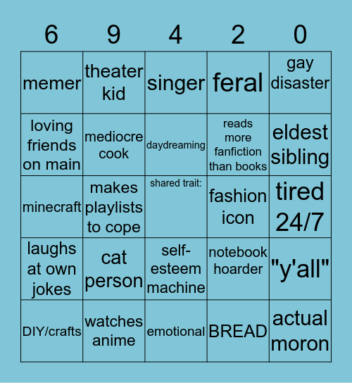 ro bingo Card