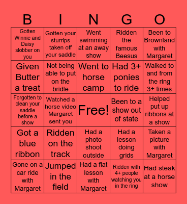 Palladia farm bingo! Bingo Card