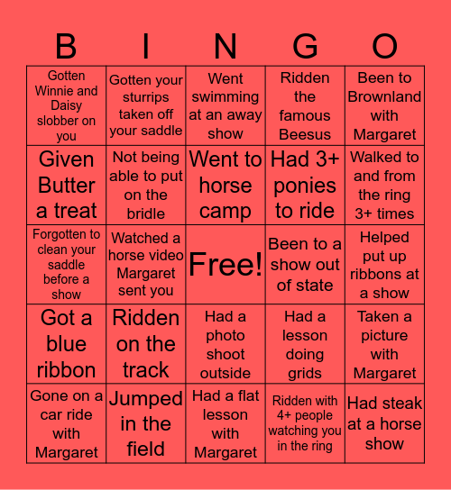 Palladia farm bingo! Bingo Card