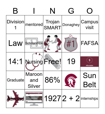 UA Little Rock: Preparing for your Future! Bingo Card