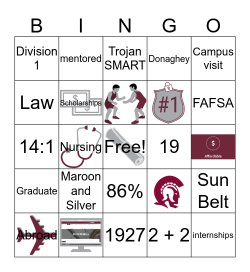 UA Little Rock: Preparing for your Future! Bingo Card