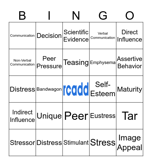 LIFE SKILLS Bingo Card