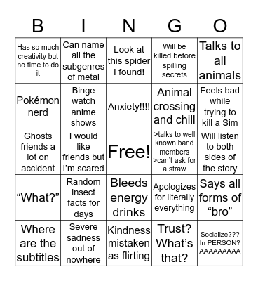 ¿Kayy? Bingo Card