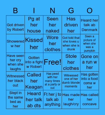KIKI’S BINGO Card