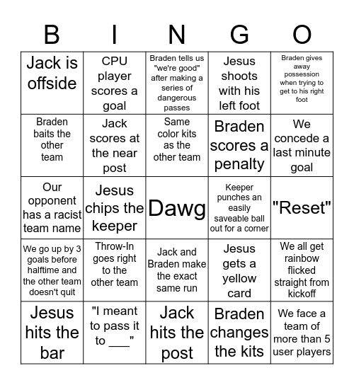 Smell the Roses Bingo Card