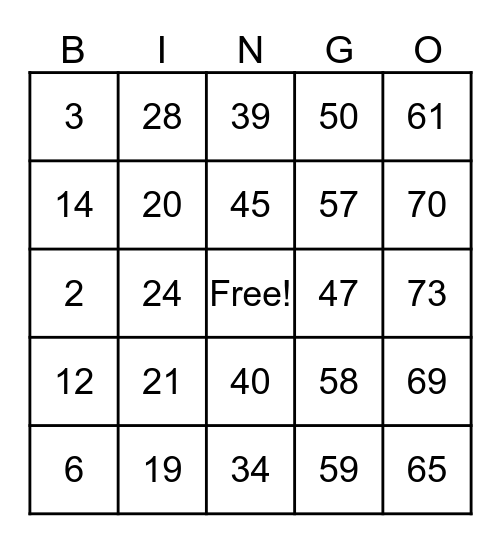 BONGI w/ CHARLOTTE Bingo Card