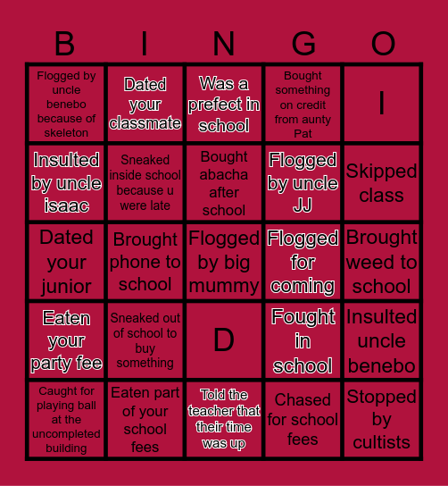 DIALUP Session 4 Bingo Card