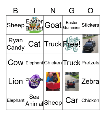 Happy Easter! Bingo Card