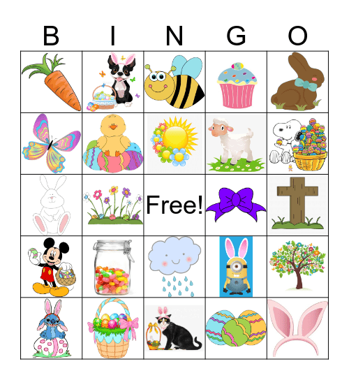 EASTER BINGO Card