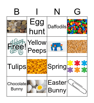 Happy Easter! Bingo Card